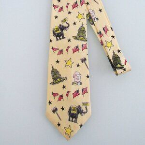 Republican Party Themed Men's Silk Tie
